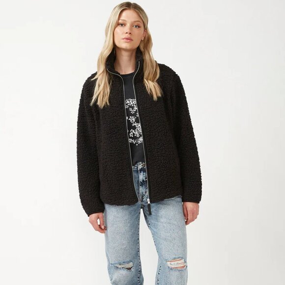 BAFFALO DAVID Bitton Caterina Women's Full Zip Jacket in Black - JK0015F - Picture 2 of 10